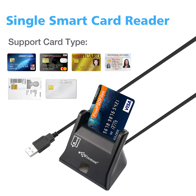 เครื่องอ่านบัตร อ่านบัตรประชาชน Winmax Smart Card Reader - SMR002